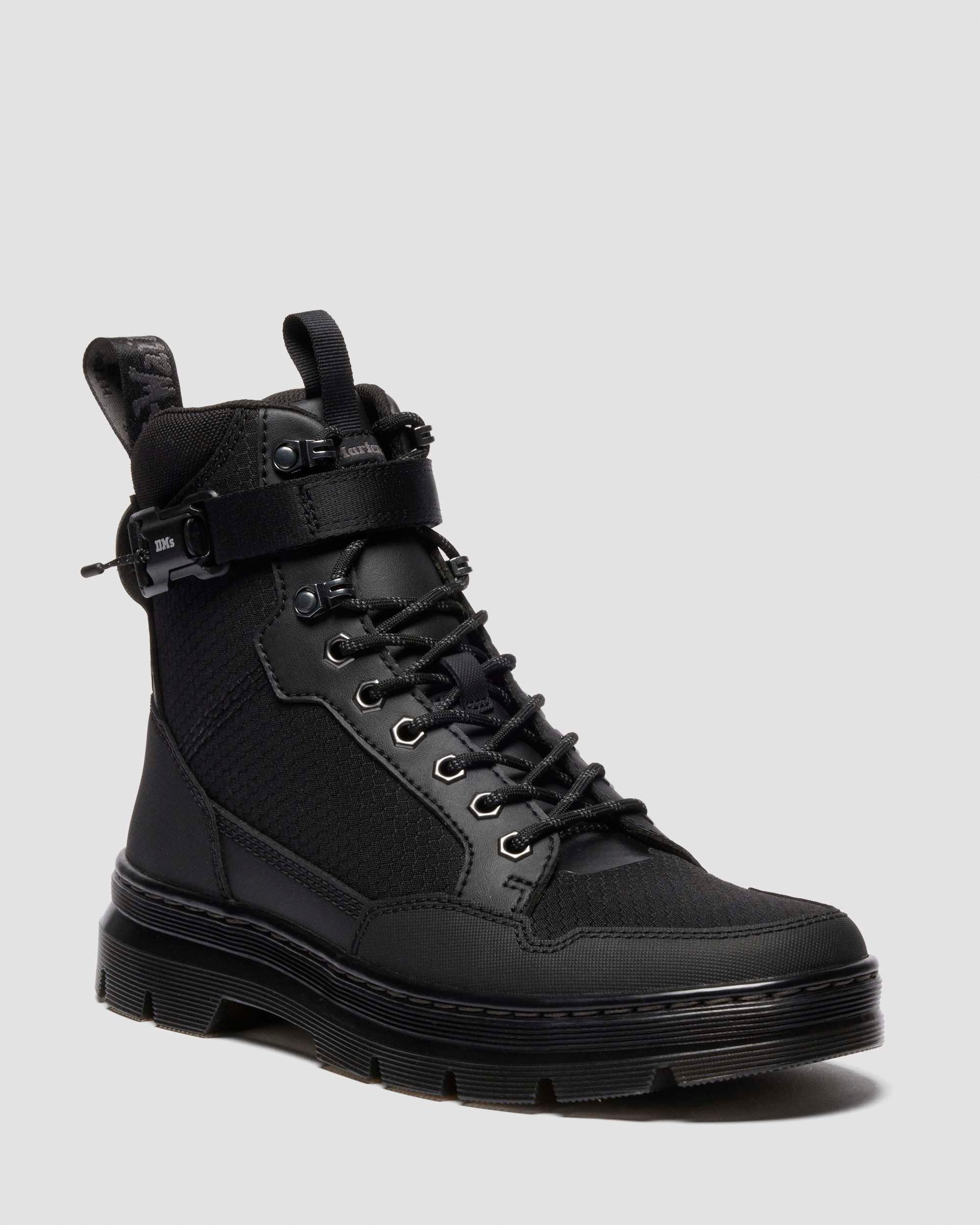 1460 Mono Smooth Leather Lace Up Boots in Black | Dr. Martens